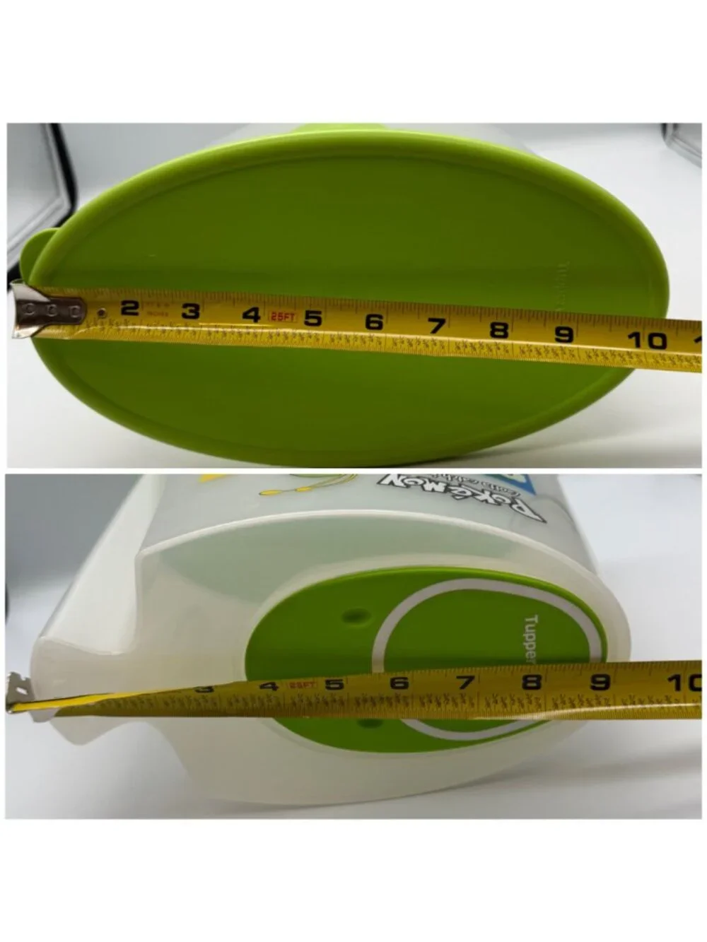 Vintage Nintendo Pokémon Chikorita Meganium Tupperware Cereal Container Green